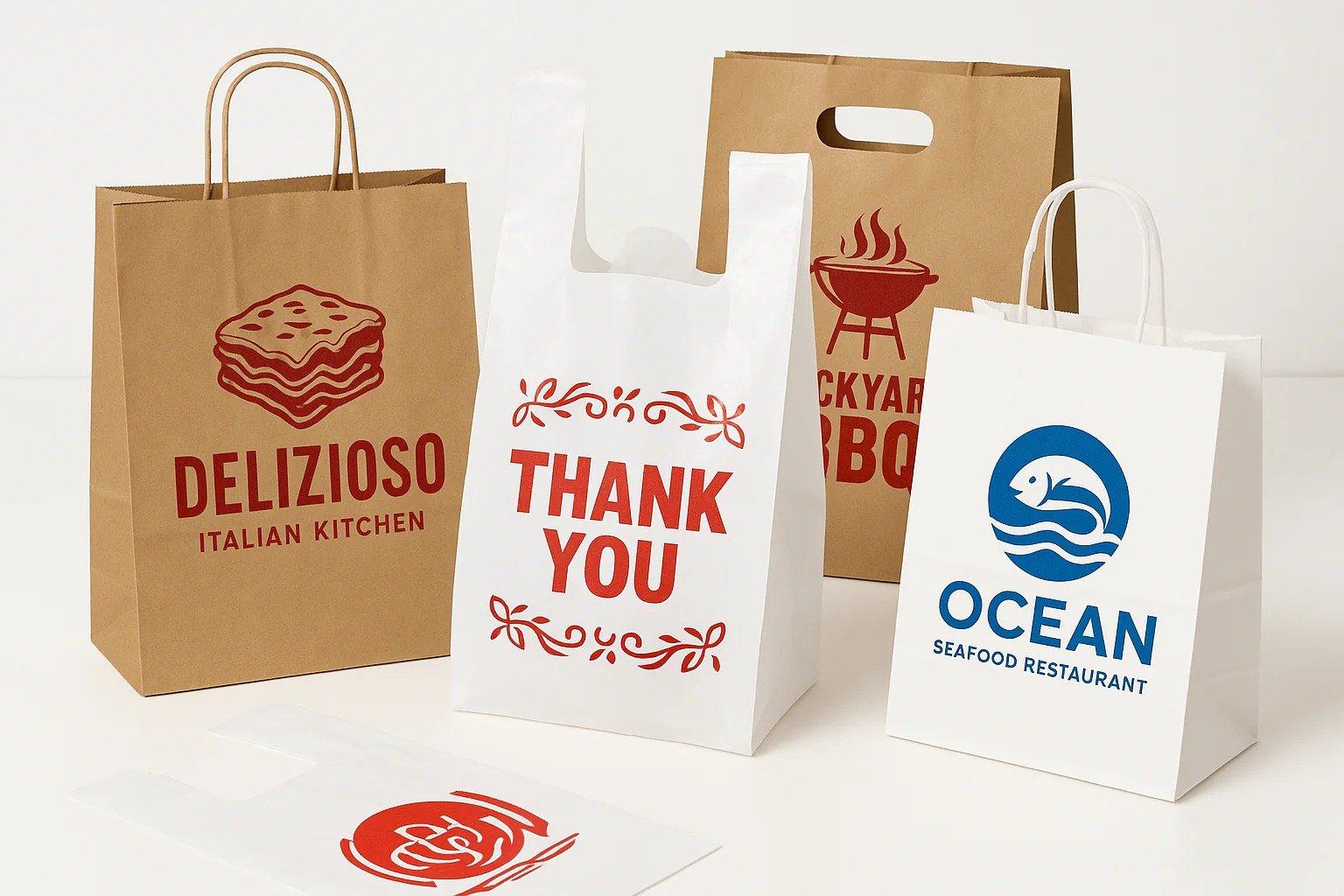 Restaurant Take Away Paper Bag